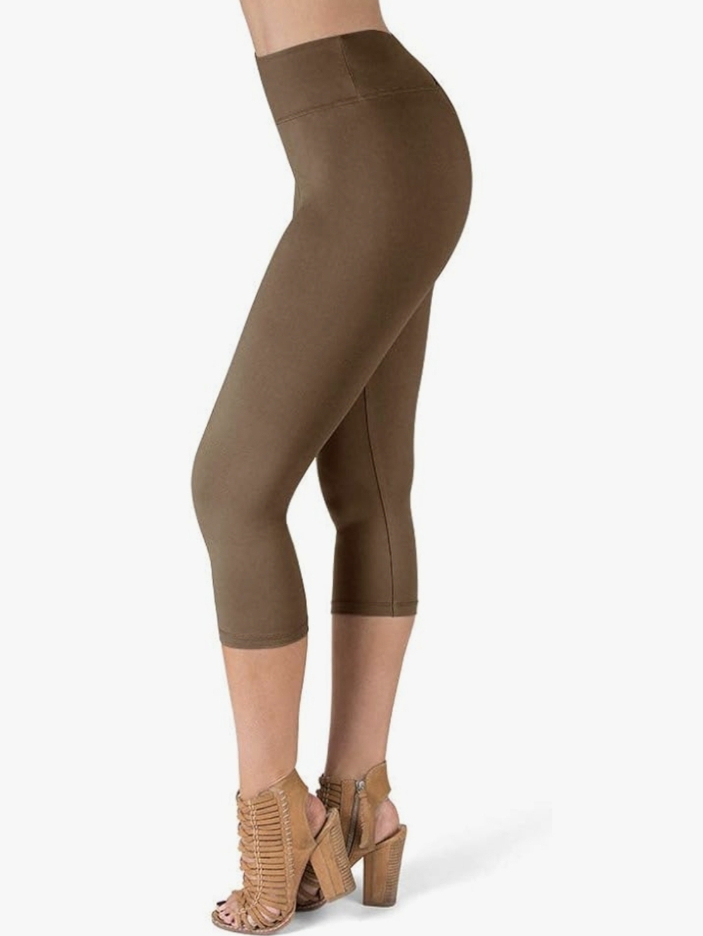 NEW / NWT Satina High-Waist Super Soft Cropped Leggings - One Size (S - L)
